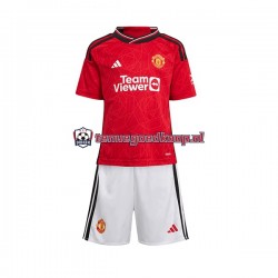 Thuis Tenue van Manchester United Kind 2-13 jaar 2023-24 Korte Mouw