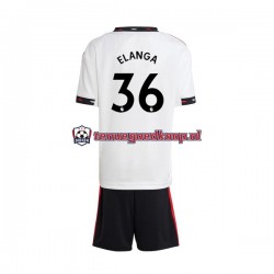 Uit Tenue van Manchester United Elanga 36 Kind 2-13 jaar 2022-23 Korte Mouw