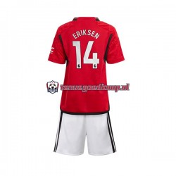 Thuis Tenue van Manchester United Eriksen 14 Kind 2-13 jaar 2023-24 Korte Mouw