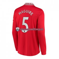 Thuis Tenue van Manchester United Harry Maguire 5 Heren 2022-23 Lange Mouw