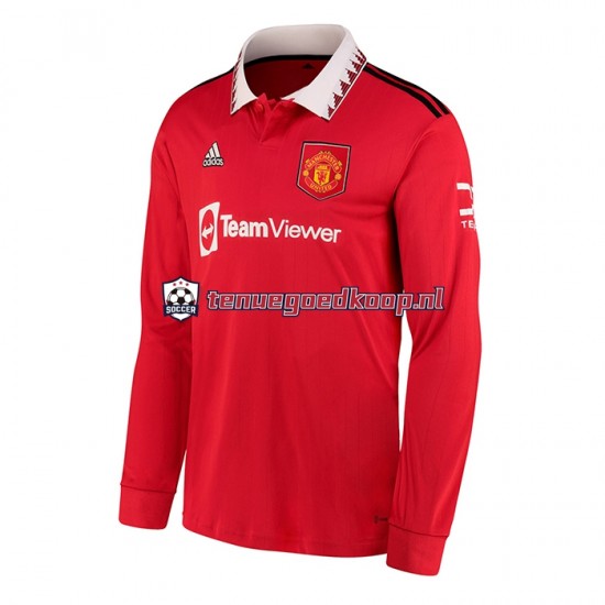 Thuis Tenue van Manchester United Heren 2022-23 Lange Mouw