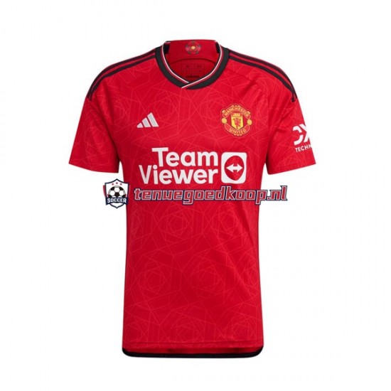 Thuis Tenue van Manchester United Heren 2023-24 Korte Mouw