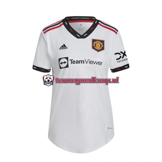 Uit Tenue van Manchester United Dames 2022-23 Korte Mouw