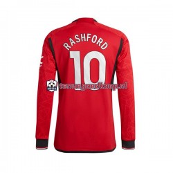 Thuis Tenue van Manchester United Marcus Rashford 10 Heren 2023-24 Lange Mouw