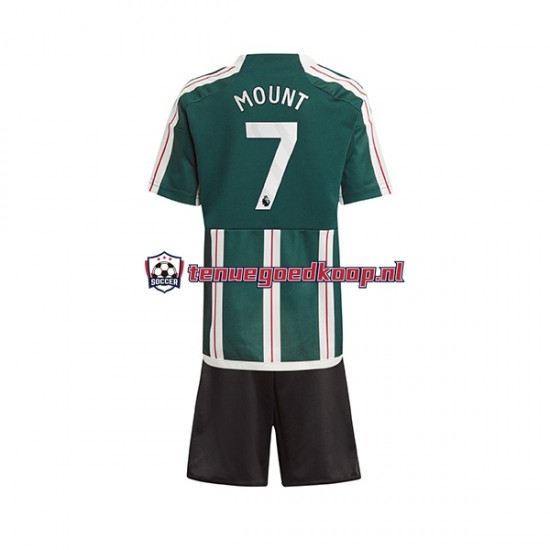 Uit Tenue van Manchester United Mount 7 Kind 2-13 jaar 2023-24 Korte Mouw