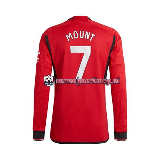 Thuis Tenue van Manchester United Mount 7 Heren 2023-24 Lange Mouw