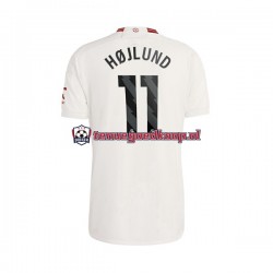 3de Tenue van Manchester United Rasmus Hojlund 11 Heren 2023-24 Korte Mouw