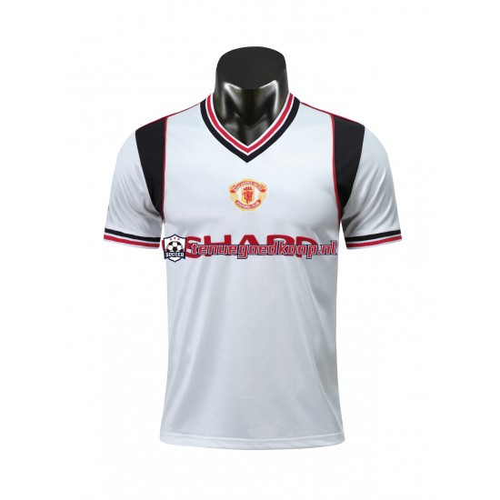 Uit Retro Tenue van Manchester United 1985 Heren Korte Mouw