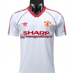 Uit Retro Tenue van Manchester United 1988 Heren Korte Mouw