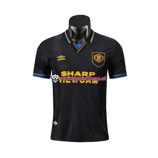 Uit Retro Tenue van Manchester United Heren 1994 Korte Mouw