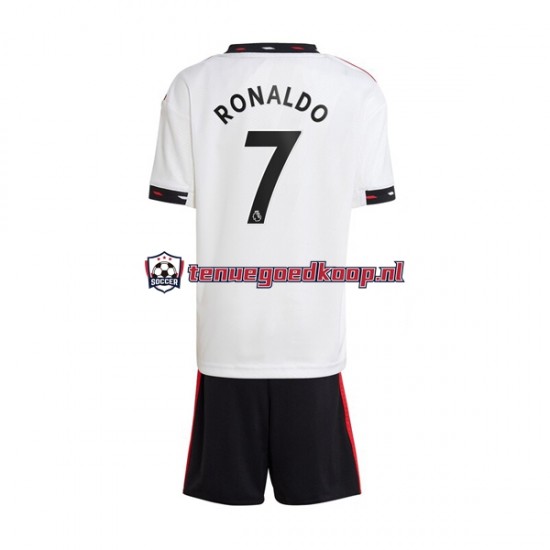 Uit Tenue van Manchester United Ronaldo 7 Kind 2-13 jaar 2022-23 Korte Mouw