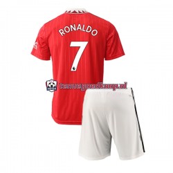 Thuis Tenue van Manchester United Ronaldo 7 Kind 2-13 jaar 2022-23 Korte Mouw