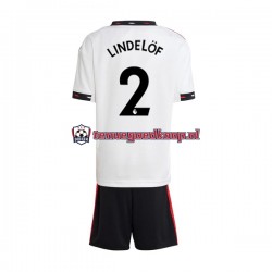 Uit Tenue van Manchester United Victor Lindelof 2 Kind 2-13 jaar 2022-23 Korte Mouw