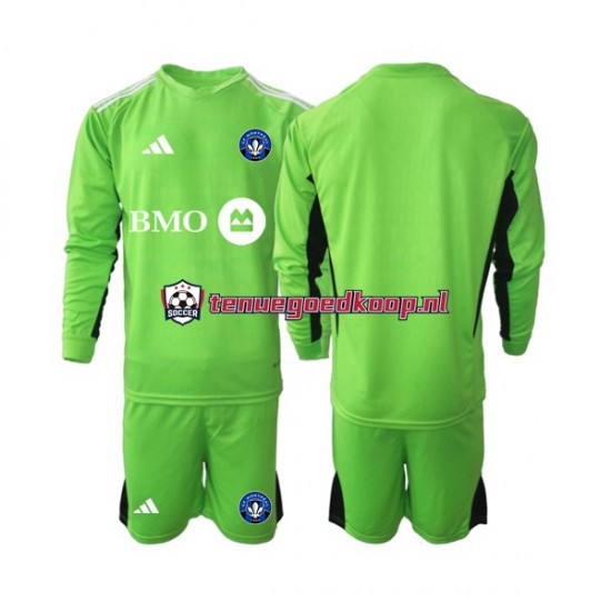 Thuis Tenue van CF Montréal Keepersshirt Kind 2-13 jaar 2023-24 Lange Mouw