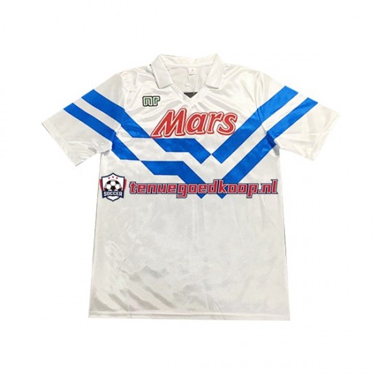 Uit Retro Tenue van Napoli 1989 1990 Heren Korte Mouw