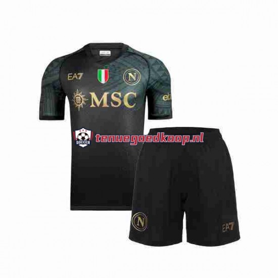 3de Tenue van Napoli Kind 2-13 jaar 2023-24 Korte Mouw