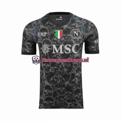 Thuis Tenue van Napoli Halloween Heren 2023-24 Korte Mouw