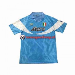 Thuis Retro Tenue van Napoli Special 1990 1991 Heren Korte Mouw