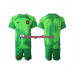 Uit Tenue van Nederland Keepersshirt Kind 2-13 jaar WK 2022 Korte Mouw