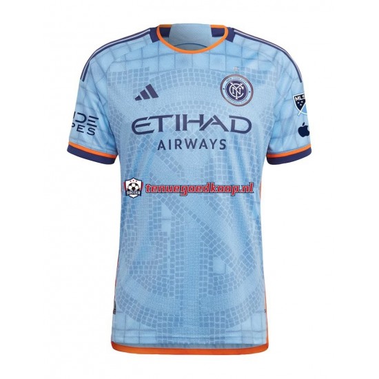 Thuis Tenue van New York City FC Heren 2023-24 Korte Mouw