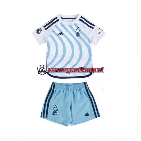 Uit Tenue van Nottingham Forest Kind 2-13 jaar 2023-24 Korte Mouw