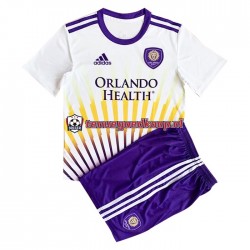 Uit Tenue van Orlando City Kind 2-13 jaar 2022-23 Korte Mouw