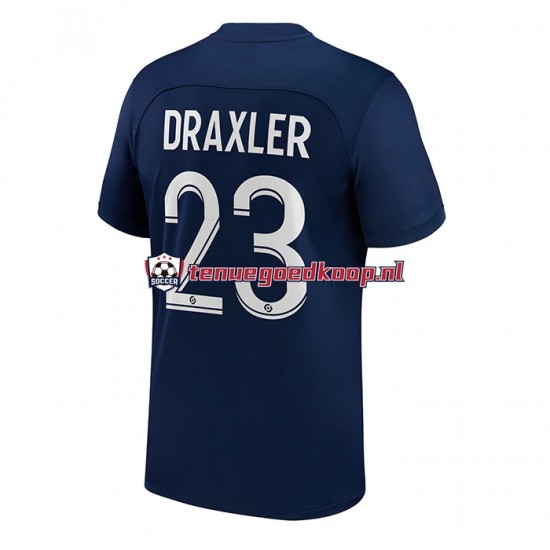 Thuis Tenue van Paris Saint-Germain Draxler 23 Heren 2022-23 Korte Mouw