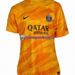 Uit Tenue van Paris Saint-Germain Keepersshirt Heren 2023-24 Korte Mouw