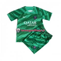 Thuis Tenue van Paris Saint-Germain Keepersshirt Kind 2-13 jaar 2023-24 Korte Mouw