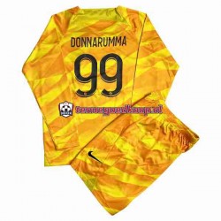 Uit Tenue van Paris Saint-Germain Keepersshirt DONNARUMMA 99 Kind 2-13 jaar 2023-24 Lange Mouw