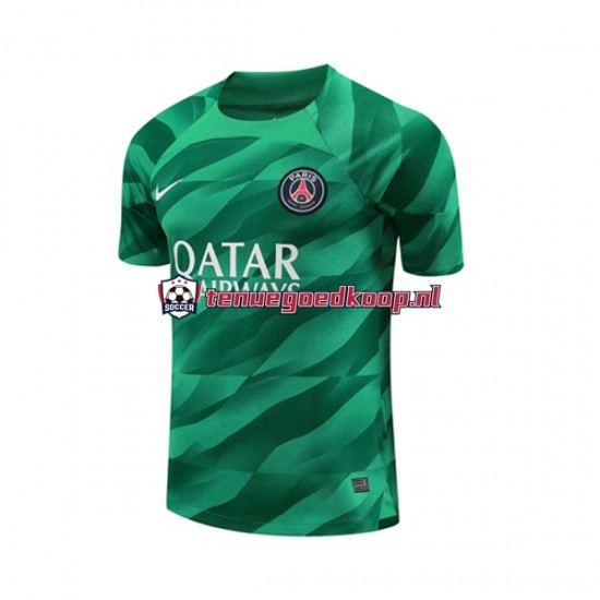 Thuis Tenue van Paris Saint-Germain Keepersshirt Heren 2023-24 Korte Mouw