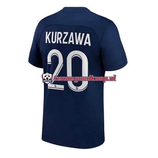 Thuis Tenue van Paris Saint-Germain Kurzawa 20 Heren 2022-23 Korte Mouw