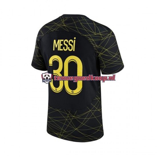 4de Tenue van Paris Saint-Germain Lionel Messi 10 Heren 2022-23 Korte Mouw