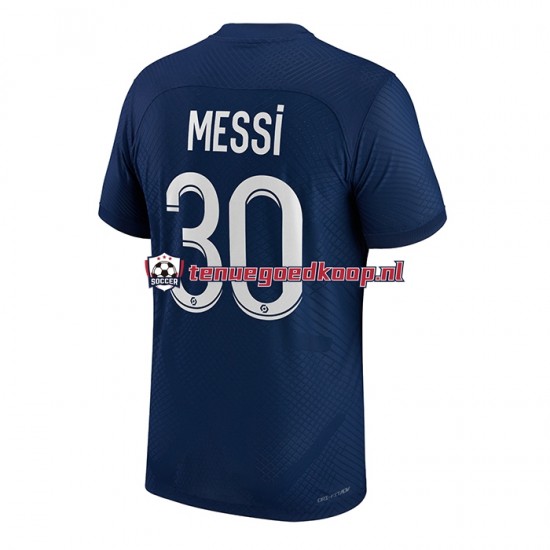 Thuis Tenue van Paris Saint-Germain Messi 30 Heren 2022-23 Korte Mouw