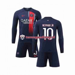 Thuis Tenue van Paris Saint-Germain Neymar Jr 10 Kind 2-13 jaar 2023-24 Lange Mouw