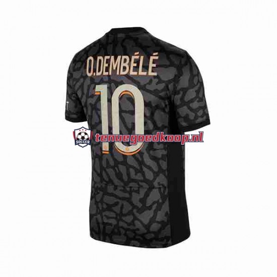 3de Tenue van Paris Saint-Germain O.Dembele 10 Heren 2023-24 Korte Mouw