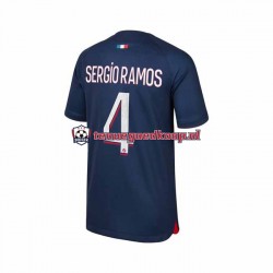 Thuis Tenue van Paris Saint-Germain Sergio Ramos 4 Heren 2023-24 Korte Mouw