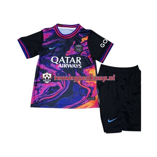 Thuis Tenue van Paris Saint-Germain Special Kind 2-13 jaar 2023-24 Korte Mouw