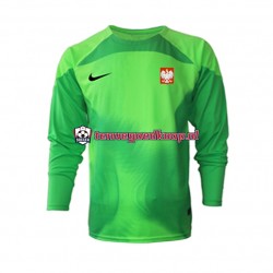 Thuis Tenue van Polen Keepersshirt Heren WK 2022 Lange Mouw