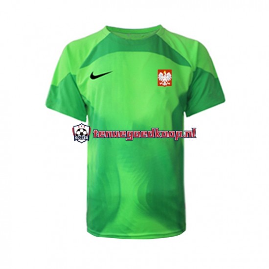 Thuis Tenue van Polen Keepersshirt Heren WK 2022 Korte Mouw