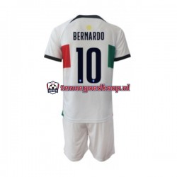 Uit Tenue van Portugal Bernardo 10 Kind 2-13 jaar WK 2022 Korte Mouw