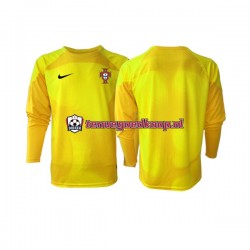 Thuis Tenue van Portugal Keepersshirt Heren WK 2022 Lange Mouw