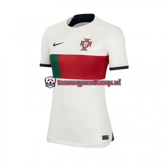 Uit Tenue van Portugal Dames WK 2022 Korte Mouw