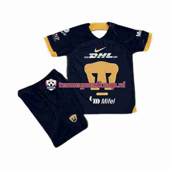 Uit Tenue van Pumas UNAM Kind 2-13 jaar 2023-24 Korte Mouw