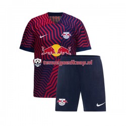 Uit Tenue van RB Leipzig Kind 2-13 jaar 2023-24 Korte Mouw