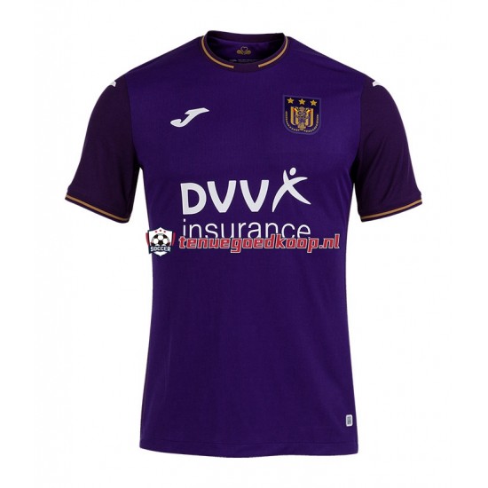 Thuis Tenue van RSC Anderlecht Heren 2021-22 Korte Mouw