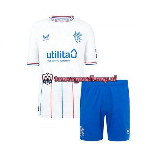 Uit Tenue van Rangers Kind 2-13 jaar 2023-24 Korte Mouw