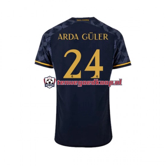 Uit Tenue van Real Madrid Arda Guler 24 Heren 2023-24 Korte Mouw