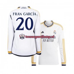 Thuis Tenue van Real Madrid Fran Garcia 20 Heren 2023-24 Lange Mouw