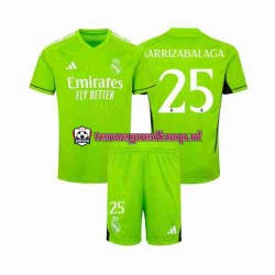 Thuis Tenue van Real Madrid Keepersshirt Kepa Arrizabalaga 25 Kind 2-13 jaar 2023-24 Korte Mouw